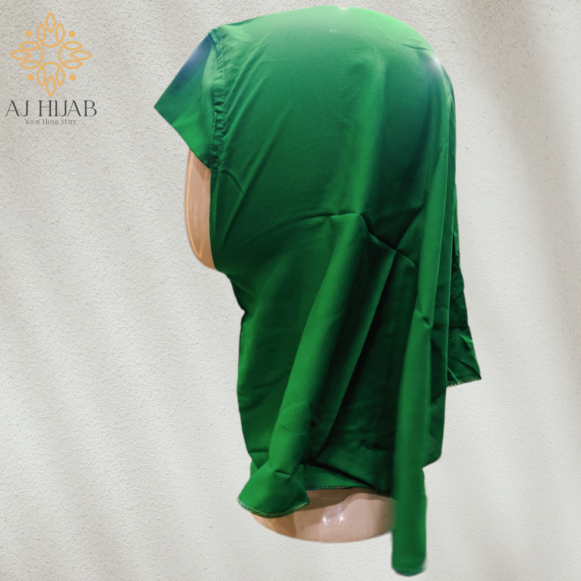 Green Jersey Medium Makhna - AJ Hijab