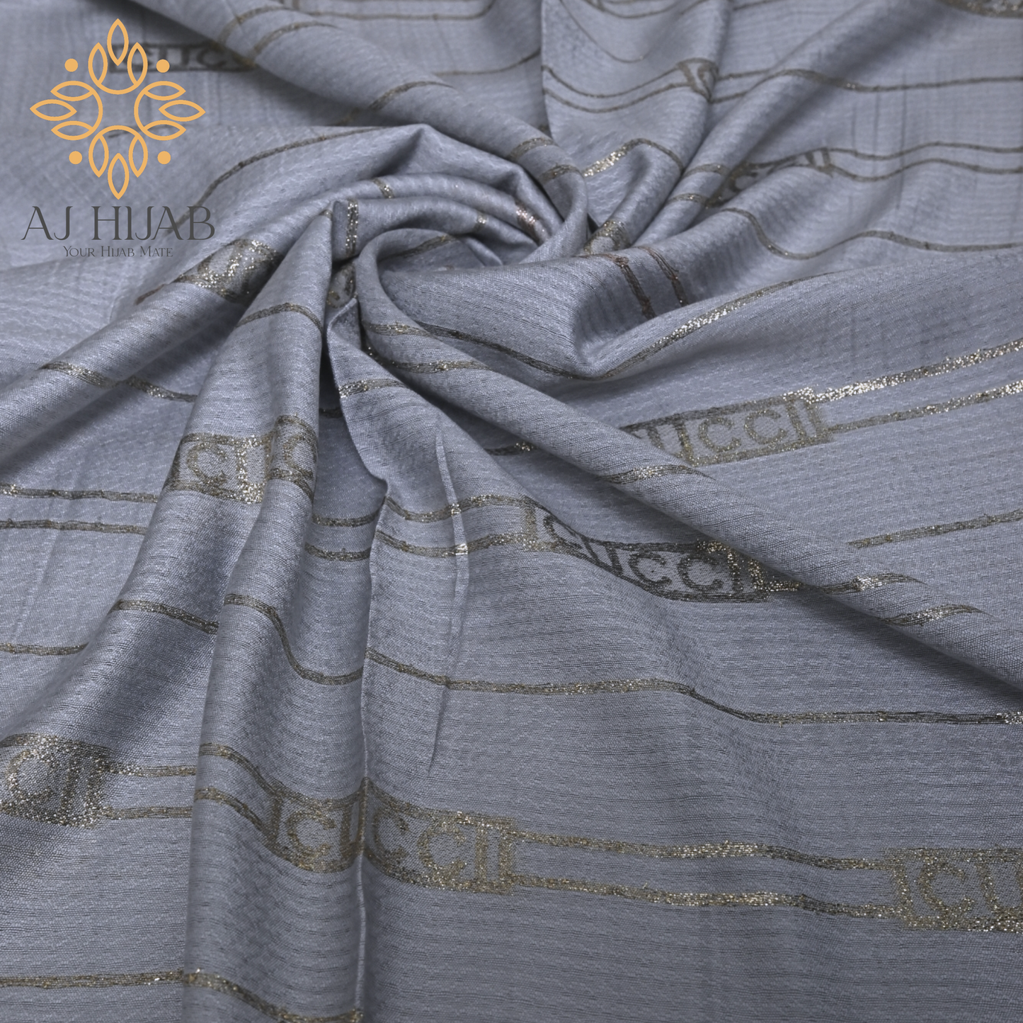 Manatee Gucci Organza Hijab - AJ Hijab