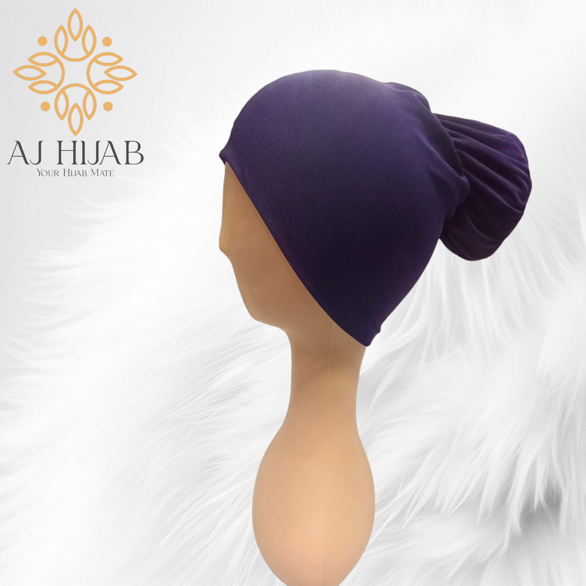Jora Cap - Purple - AJ Hijab