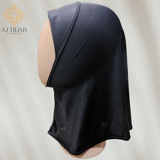 Black Jersey Kids Makhna - AJ Hijab