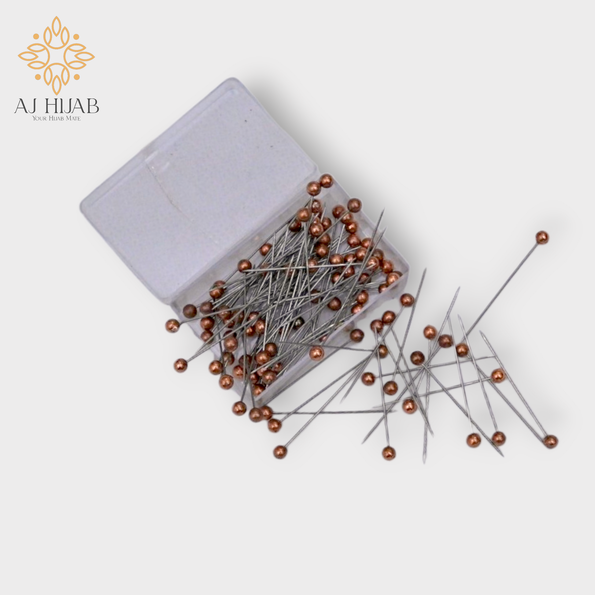 Metalic Pin Rose Gold - AJ Hijab