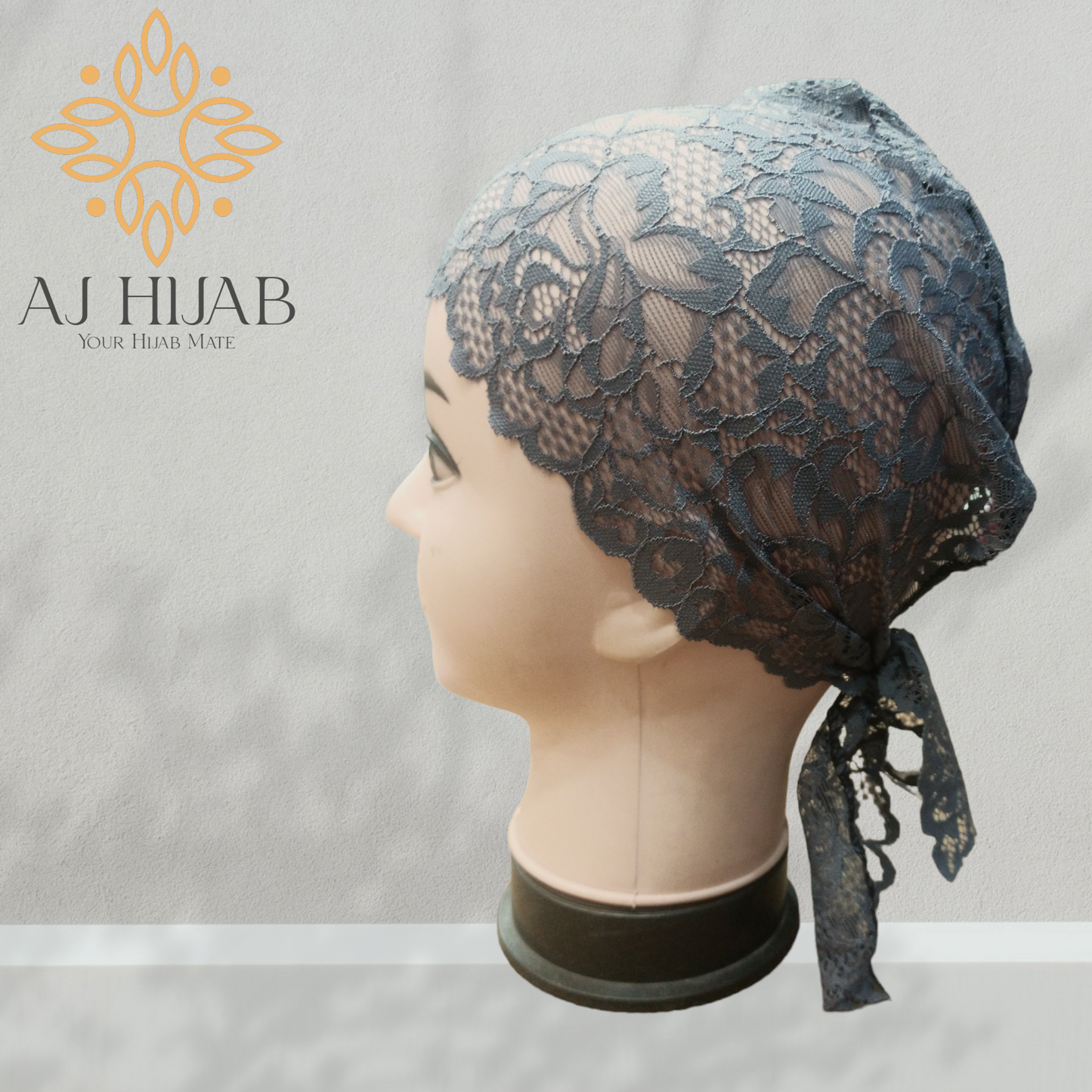 Net Cap Grey - AJ Hijab