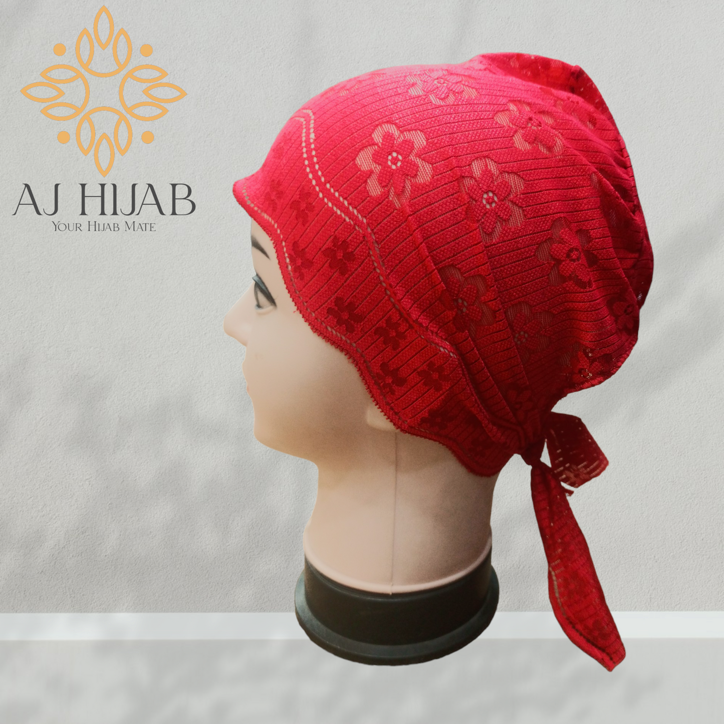 Net Cap Red - AJ Hijab