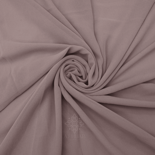 Lilac Ash Premium Georgette Hijab - AJ Hijab