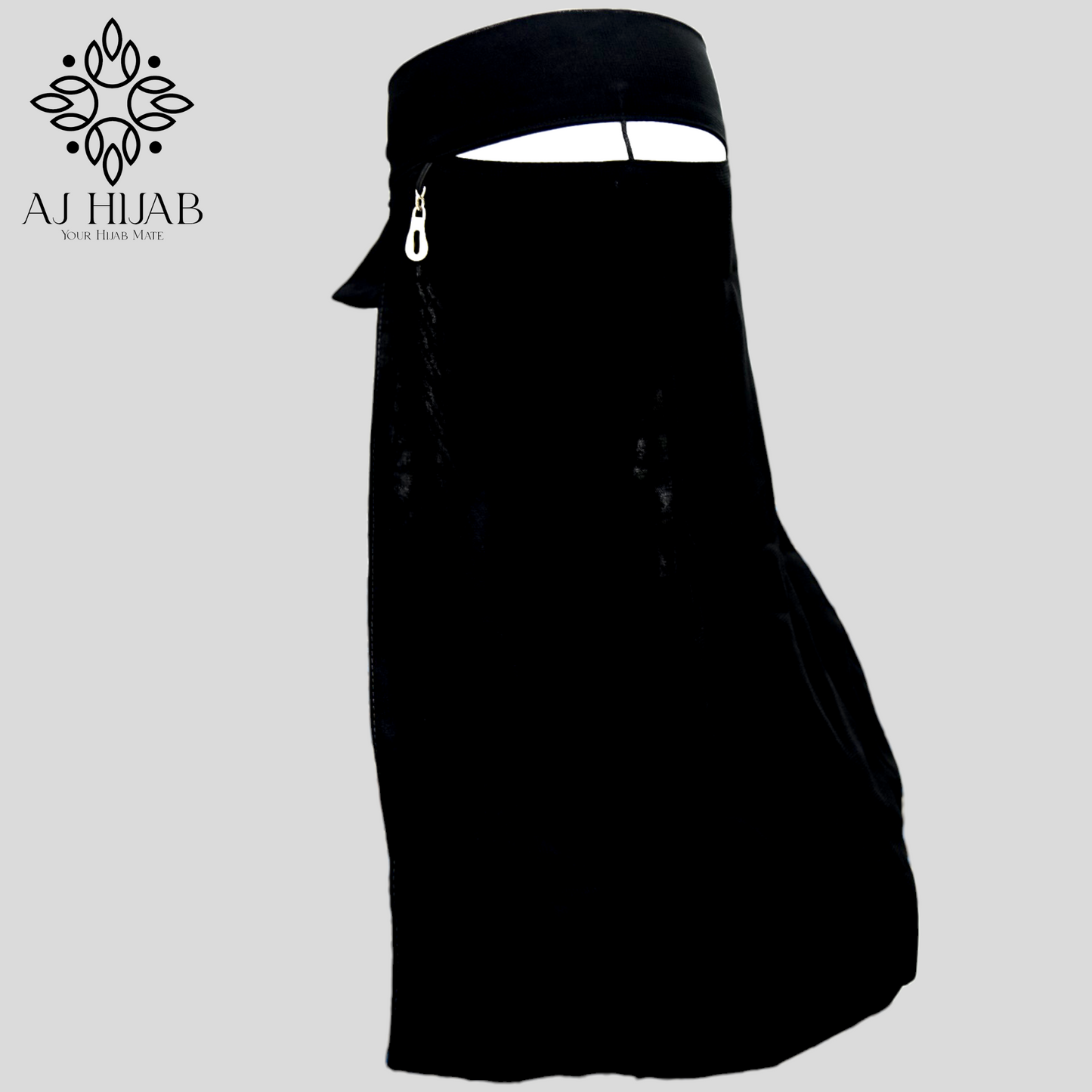 Black Saudi Tie Niqab