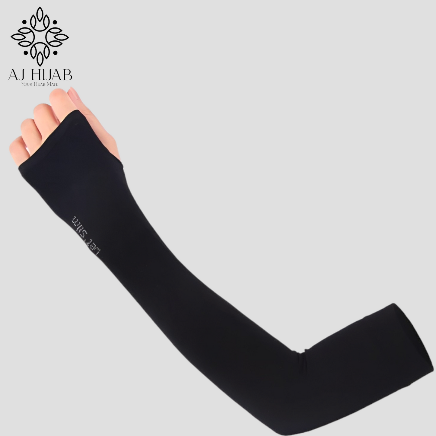 Adult Thumb Hole Arm Sleeves - Black