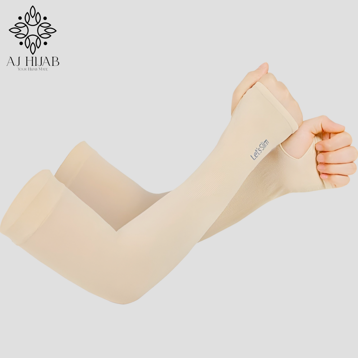Adult Thumb Hole Arm Sleeves - Skin