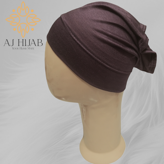 Tube Cap Brown - AJ Hijab