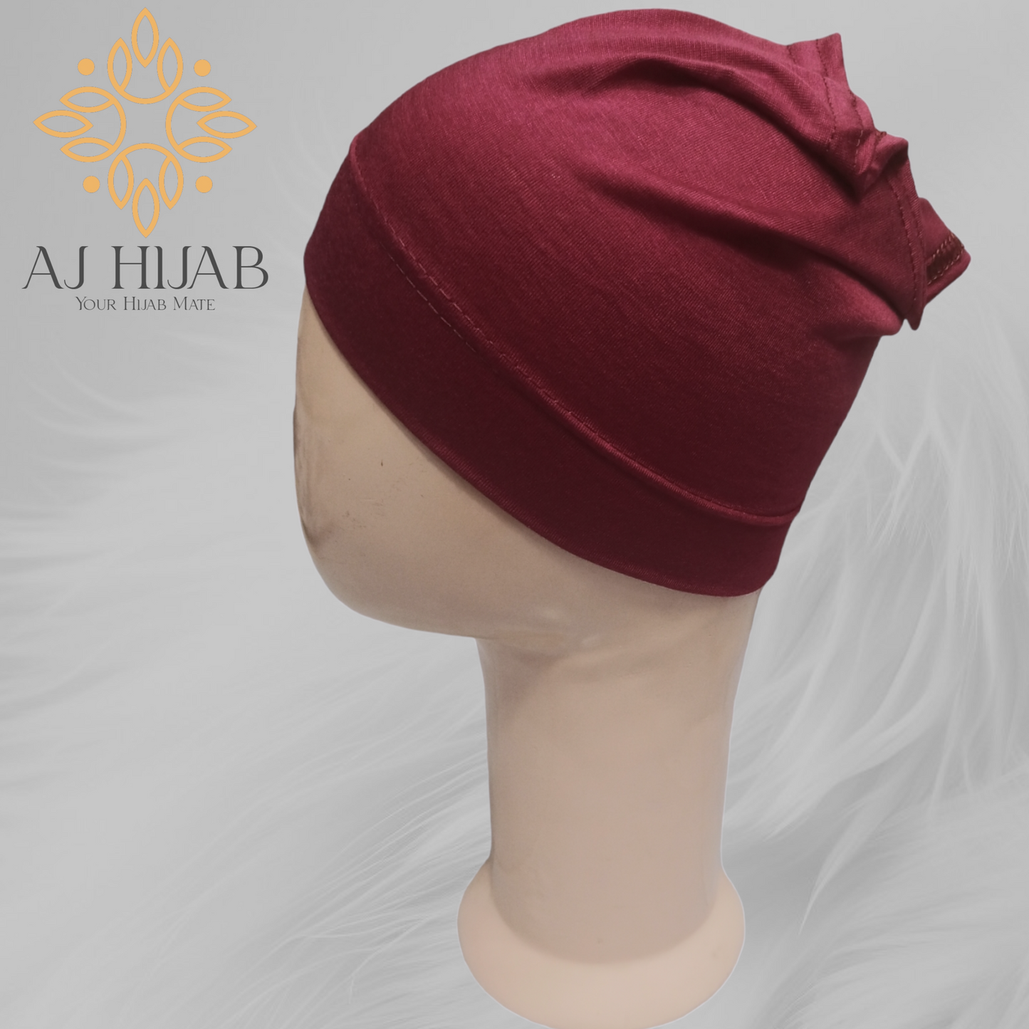 Tube Cap Maroon - AJ Hijab